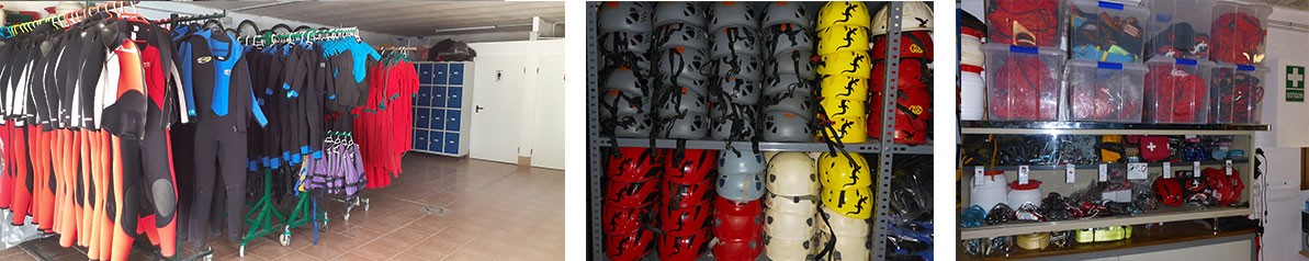 Centro de actividades multiaventura cuenca Los barrancos alquiler material