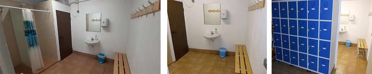 Centro de actividades multiaventura cuenca Los barrancos Vestuarios propios